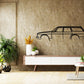 1976 Holden HJ wagon - Classic Silhouette Metal Wall Art