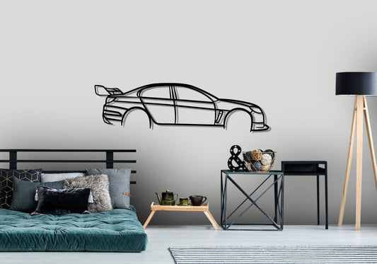 2015 Holden VF Commodore V8 Supercar_ Classic Silhouette Metal Wall Art