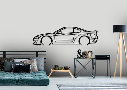 1999 Nissan Silvia S15 Detailed Metal Wall Art