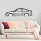 AE86 Detailed Silhouette Metal Wall Art