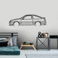 AE86 Detailed Silhouette Metal Wall Art