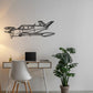 Beechcraft Silhouette Metal Wall Art