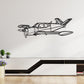 Beechcraft Silhouette Metal Wall Art