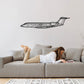 G650 Silhouette Metal Wall Art