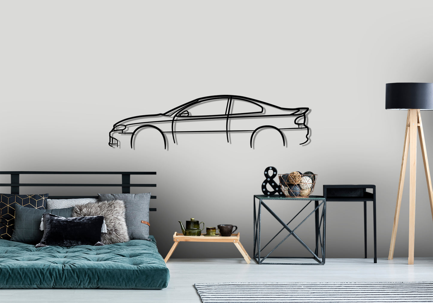 2003 Holden VY HSV GTO  Classic Silhouette Metal Wall Art