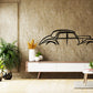 1951 Riley Classic Silhouette Metal Wall Art