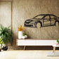 2009 Holden Commodore VE SSV S G8 Front Angle Silhouette Metal Wall Art