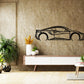 2023 Lotus Emira - Detailed Silhouette Metal Wall Art