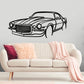 1972 Chevrolet Camaro Z28-RS Front Angle Silhouette Metal Wall Art