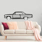 1964 Chevrolet Chevelle SS - Detailed Silhouette Metal Wall Art