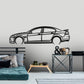 2006 Holden Commodore ve sv6 - Detailed Silhouette Metal Wall Art