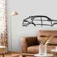 2021 Porsche Cayanne GTS - Classic Silhouette Metal Wall Art