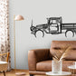 1979 Toyota Landcruiser FJ45 - Detailed Silhouette Metal Wall Art