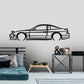 1998 Nissan 180SX Detailed Silhouette Metal Wall Art