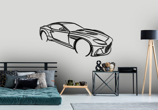 2020 Aston Martin Angle Silhouette Metal Wall Art