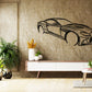 2020 Aston Martin Angle Silhouette Metal Wall Art