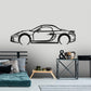 2015 porsche 718 boxter - Detailed Silhouette Metal Wall Art