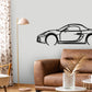 2015 porsche 718 boxter - Detailed Silhouette Metal Wall Art