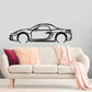 2015 porsche 718 boxter - Detailed Silhouette Metal Wall Art