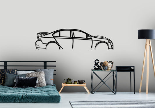 2012 FPV FG GT MK2 - Classic Silhouette Metal Wall Art