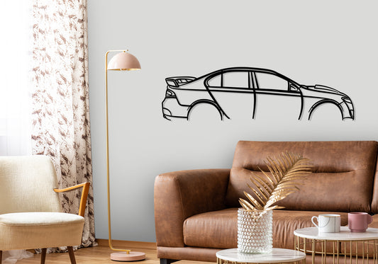 2012 FPV FG GT MK2 - Classic Silhouette Metal Wall Art