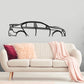 2012 FPV FG GT MK2 - Classic Silhouette Metal Wall Art