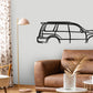 2006 Subaru forester - Classic Silhouette Metal Wall Art