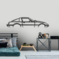 1982 Mazda rx7 FB series 2 - Classic Silhouette Metal Wall Art