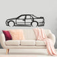 1998 R34 Nissan Skyline - Detailed Silhouette Metal Wall Art