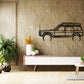 1993 Nissan GQ Patrol Y60 - Detailed Silhouette Metal Wall Art