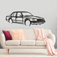 1980 Holden Commodore VC Angle Silhouette Metal Wall Art