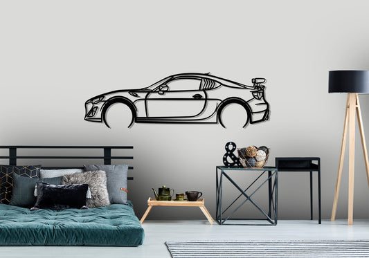 2014 Toyota 86 GTS - Classic Silhouette Metal Wall Art