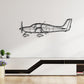 SR22 Silhouette Metal Wall Art