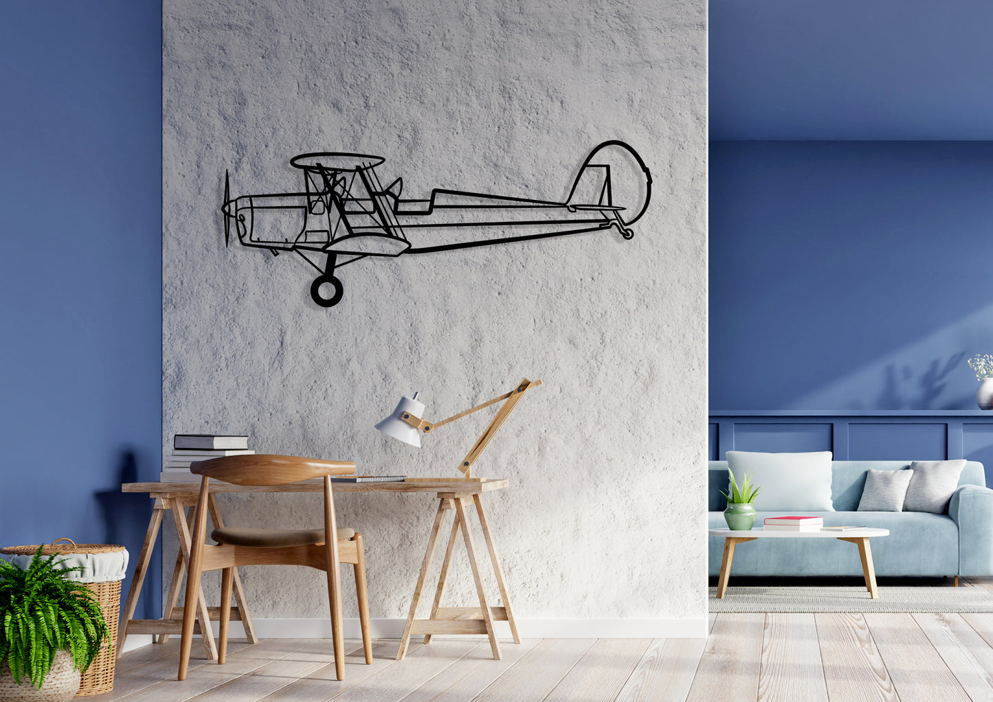 Stampe-SV-4-A-F-BCXD Silhouette Metal Wall Art