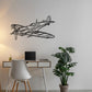 Supermarine-Spitfire-10 Silhouette Metal Wall Art