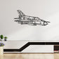 Vietnam-MiG 21 Silhouette Metal Wall Art