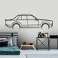 1980 Nissan Datsun Stanza Detailed Silhouette Metal Wall Art