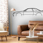 1992 Nissan Skyline R32 GT-R Classic Silhouette Metal Wall Art