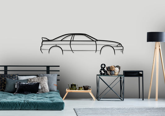 1996 R33 Nissan GTR KR4 Classic Metal Wall Art