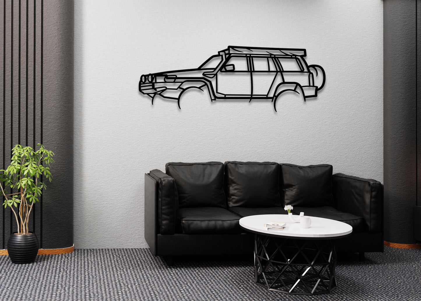 2007 Nissan Patrol Y61 GU Classic Wagon Metal Wall Art