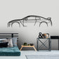 GTR R35 Classic Metal Silhouette Wall Art Active