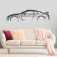 GTR R35 Classic Metal Silhouette Wall Art Active