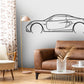 2012 Lotus Elise Series 3 Detailed Silhouette Metal Wall Art