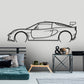 2007 Lotus Exige Detailed Silhouette Metal Wall Art