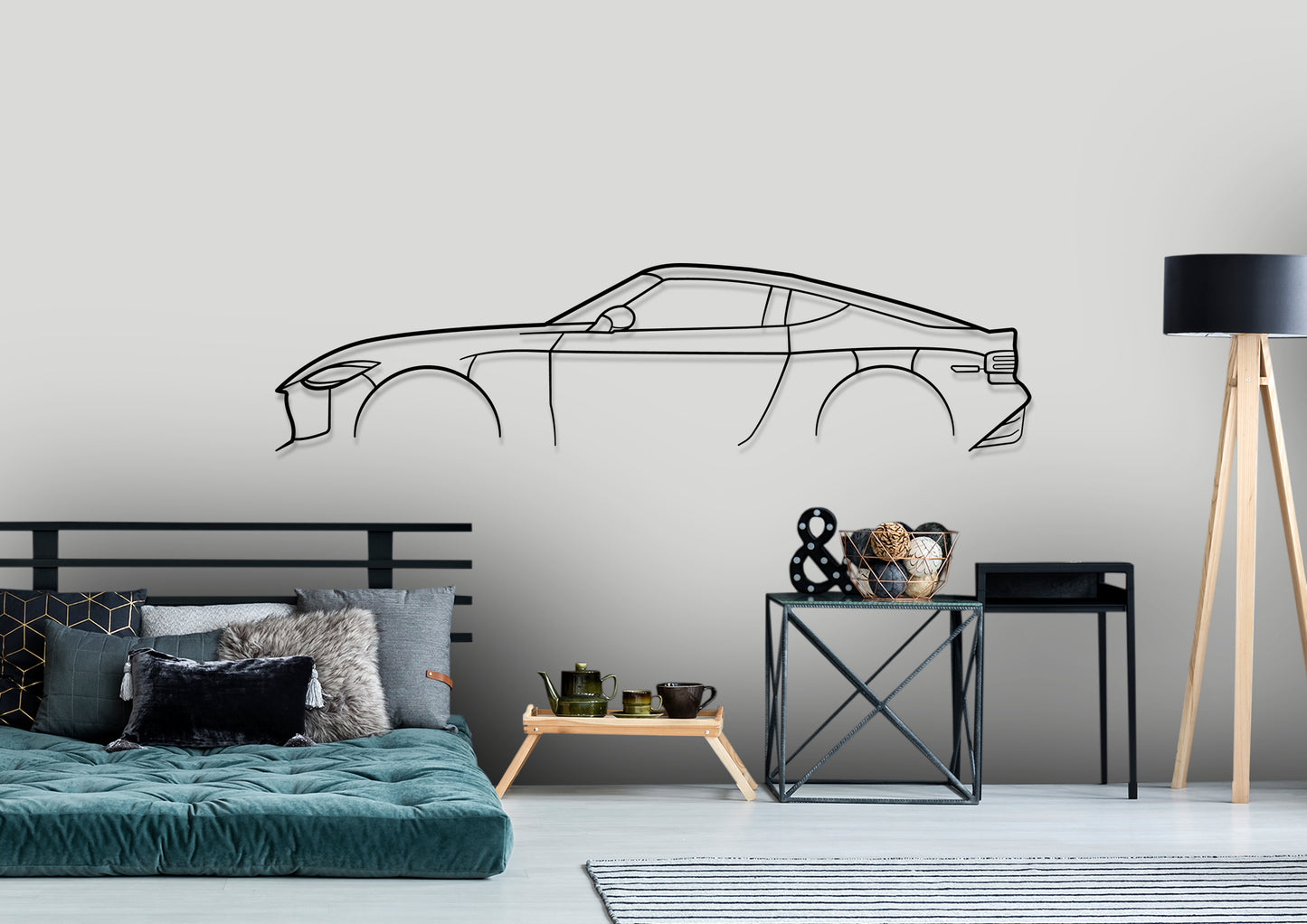 2023 Nissan Z Classic Silhouette Metal Wall Art