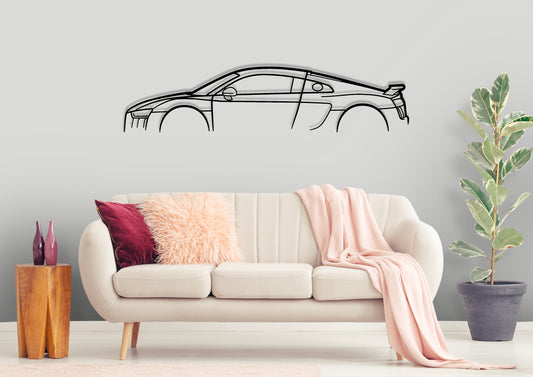 R8 Mk2 Classic Silhouette Metal Wall Art