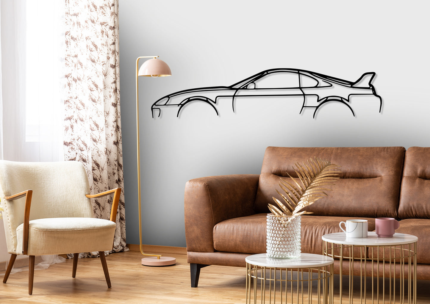 Supra Mk4 Classic Silhouette Metal Wall Art